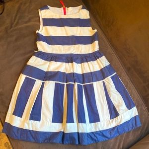 Crewcuts Blue and White Dress